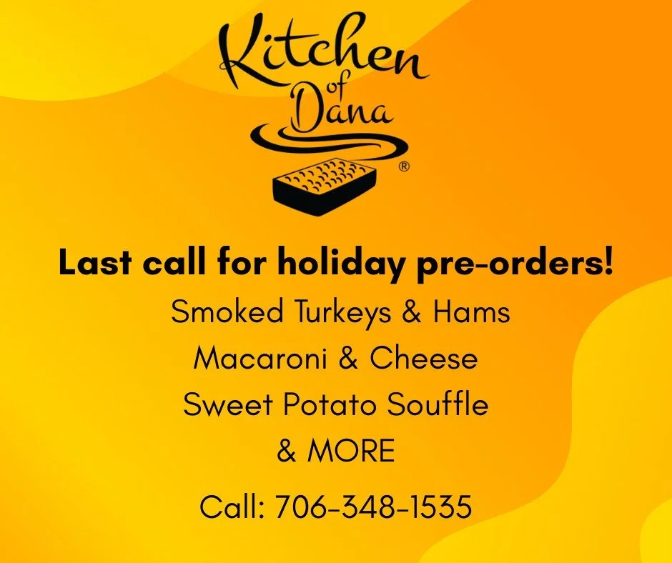 Last day to pre-order Smoked Turkeys &amp; Hams is this Friday 11/21, don't miss it! Y'all have a blessed rest of the week! 😁

#kitchenofdana #thanksgiving #lookforthebrownbox #Georgia #yummy #thanksgivingpreorders #northgeorgia