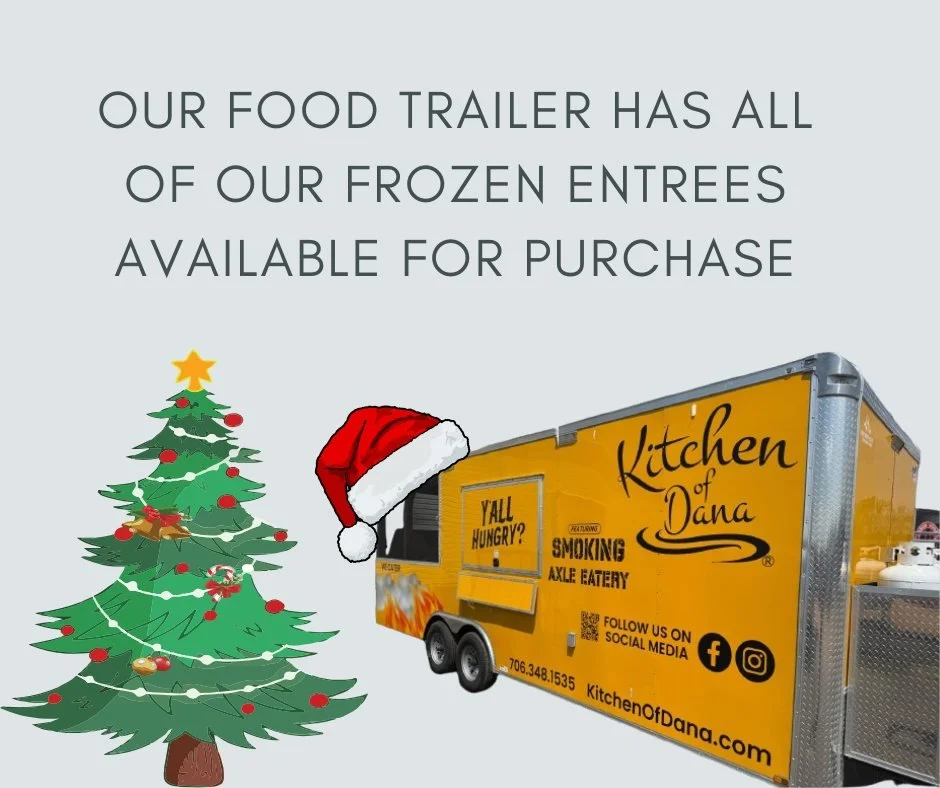 Holiday-ready meals &amp; gifts, coming right up 🎄
All frozen entrees available at our food trailer!
