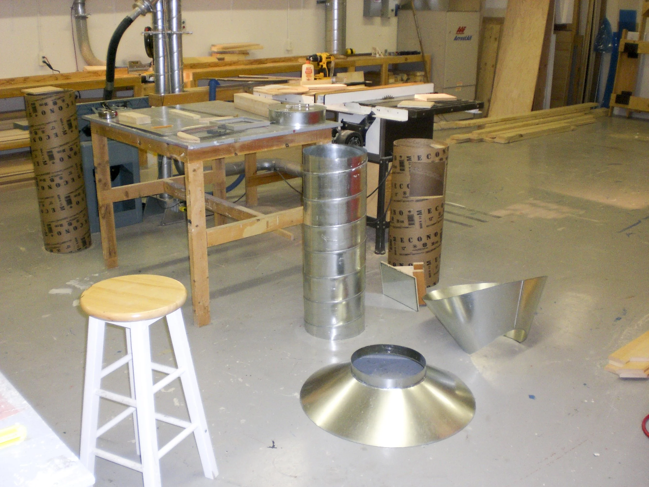 Lens and mirror housing components, 2010