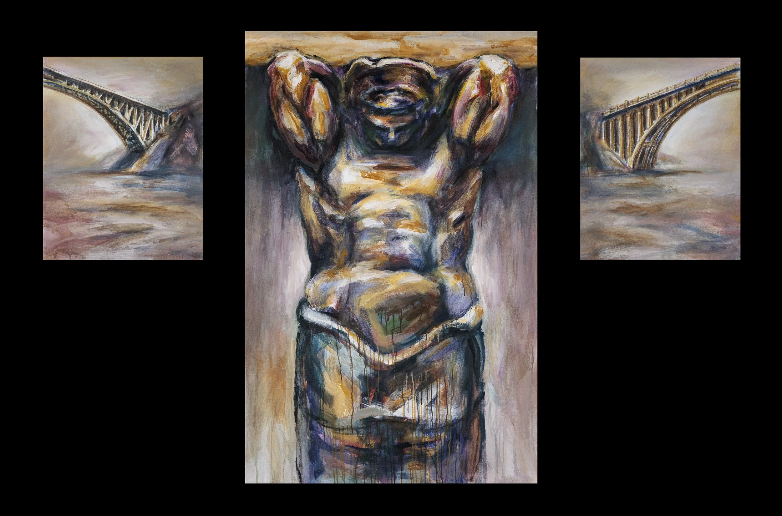 Validus, 1997, acrylic on canvas, 168 x 260 cm