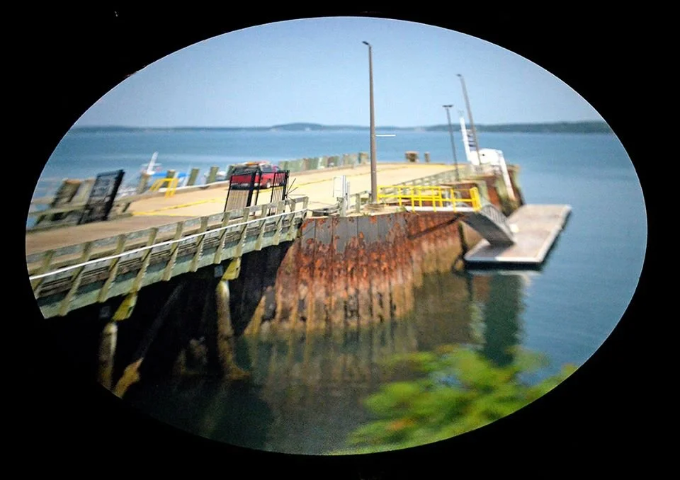 Viewing table, The Tides Institute location, Eastport Maine, 2013