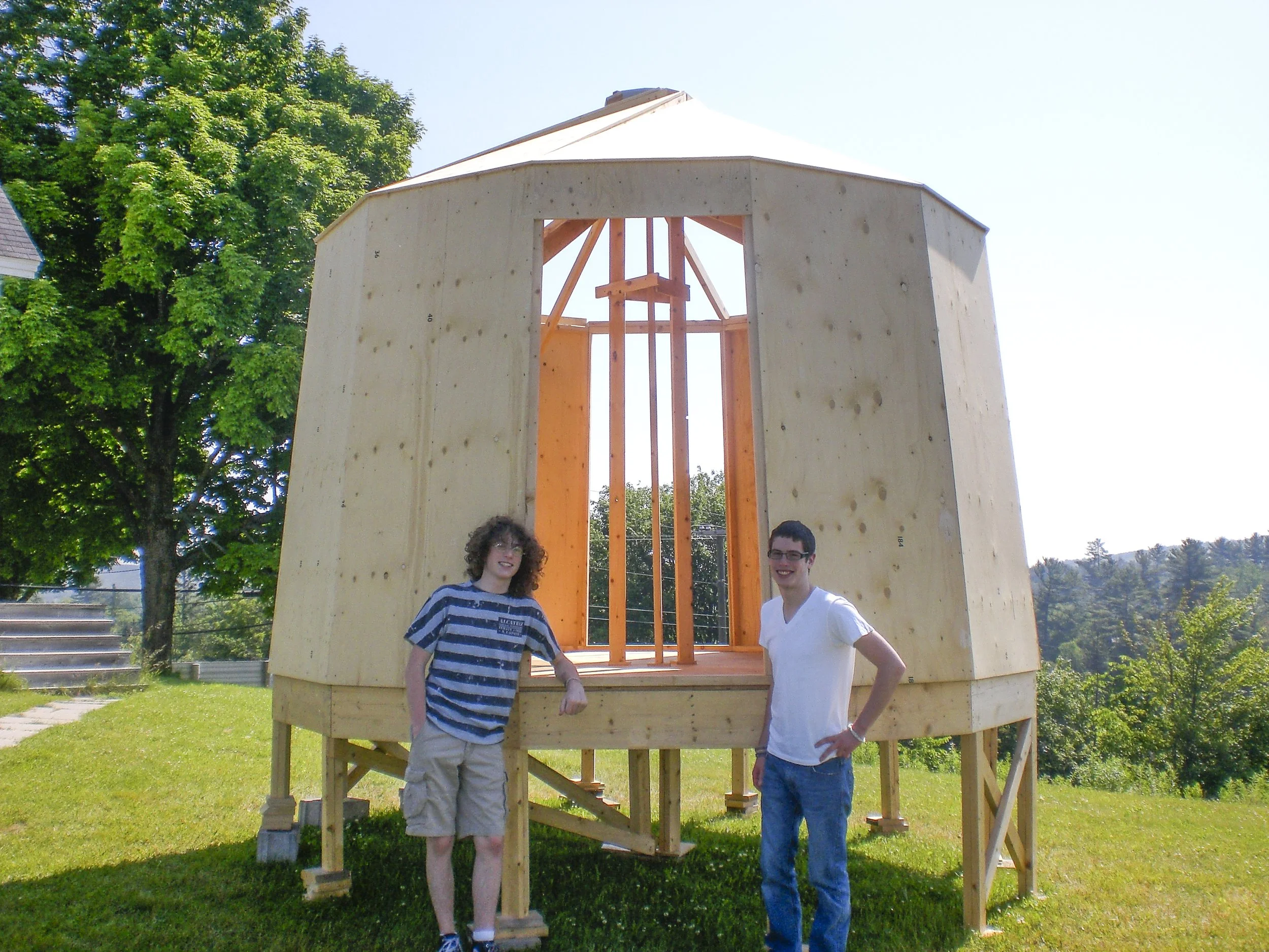 Floor, walls and roof, completed, 2010