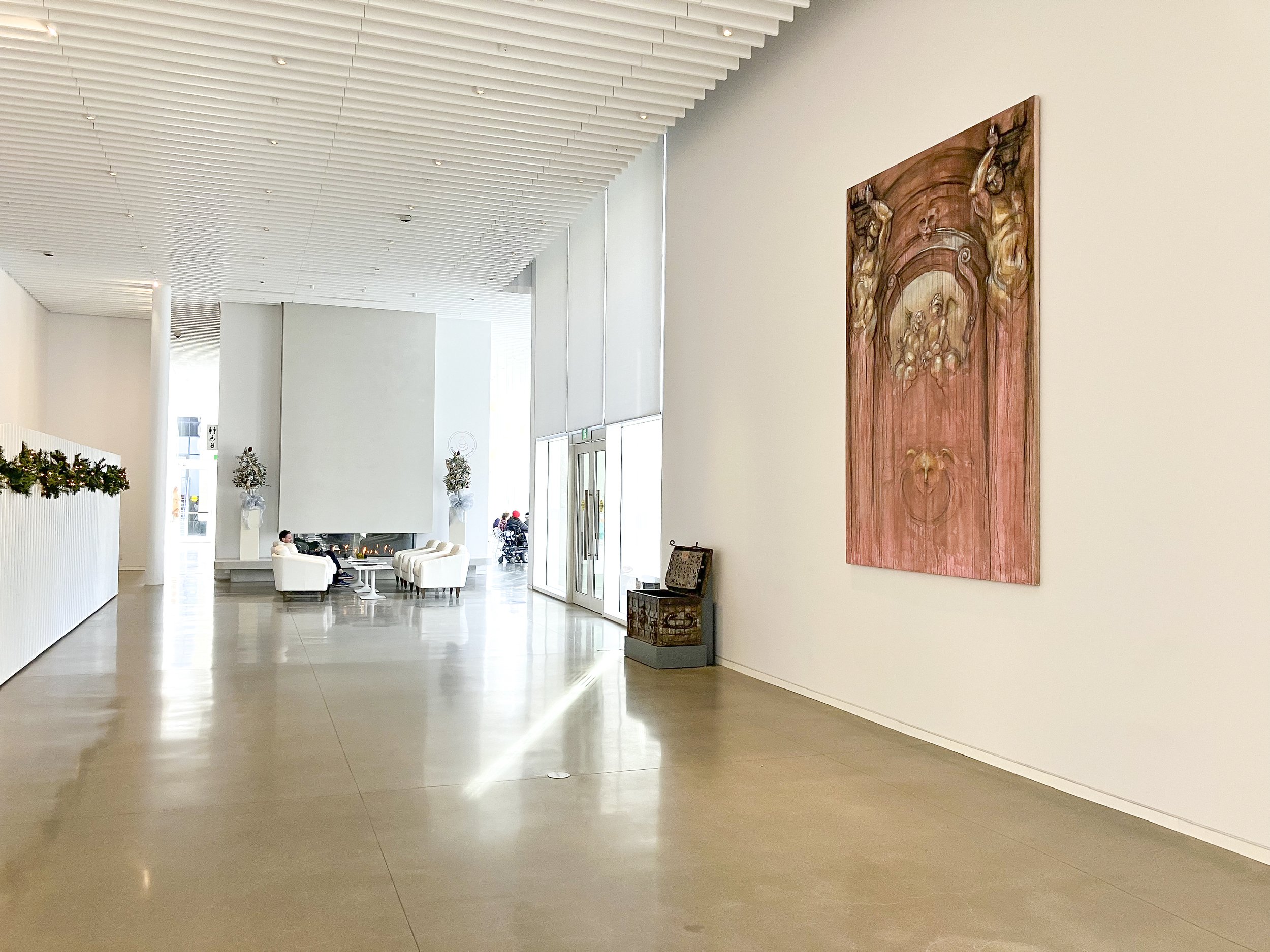 Attic painting, Harrison McCain Pavillian, Beaverbrook Art Gallery, 2024