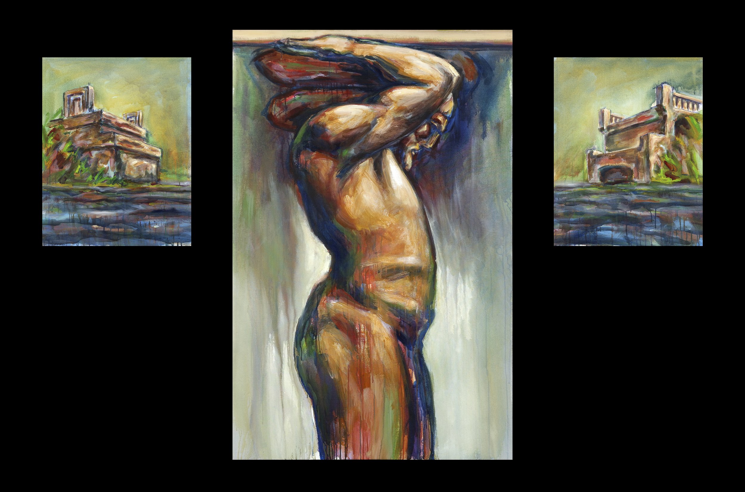 Robustus, 1997, acrylic on canvas, 168 x 260 cm
