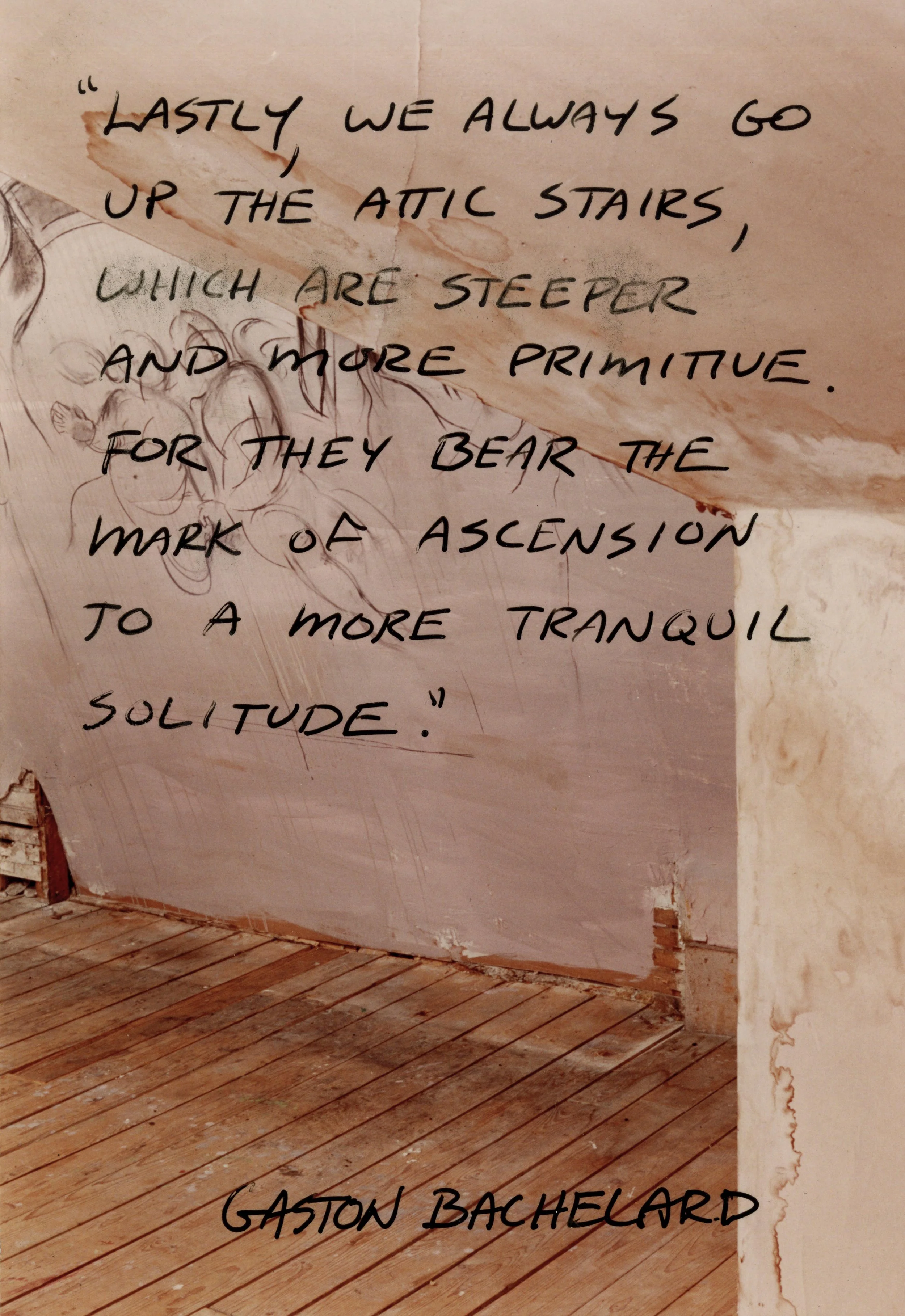 Gaston Bachelard_s inspirational quote, 1999