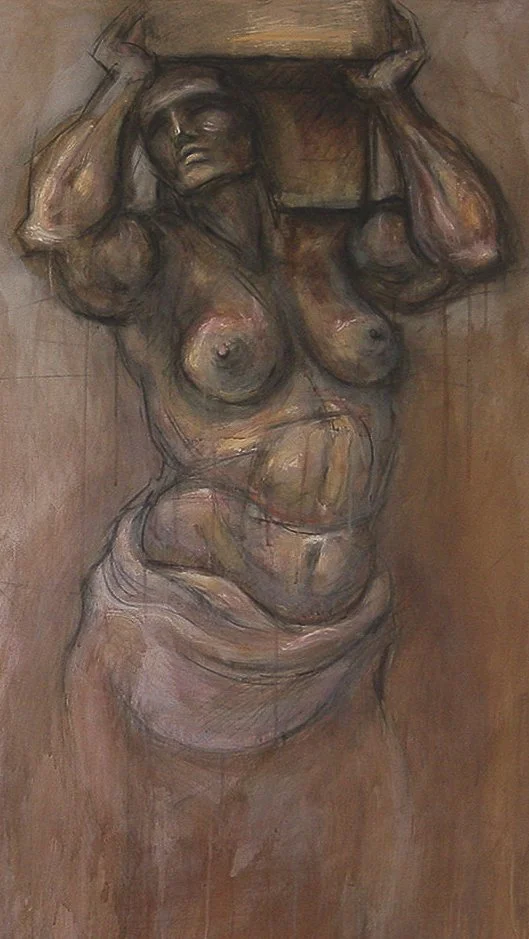 Entre Nous, Caryatid Figure(detail)