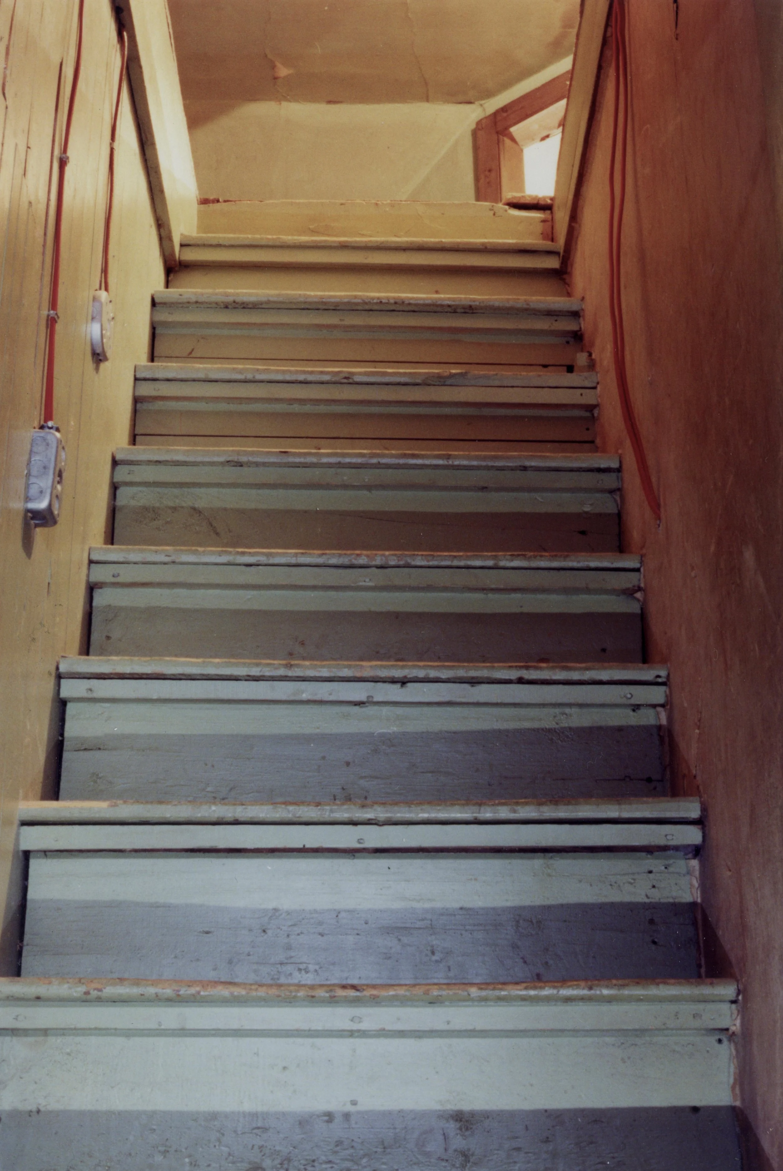 Attic staircase, 1999