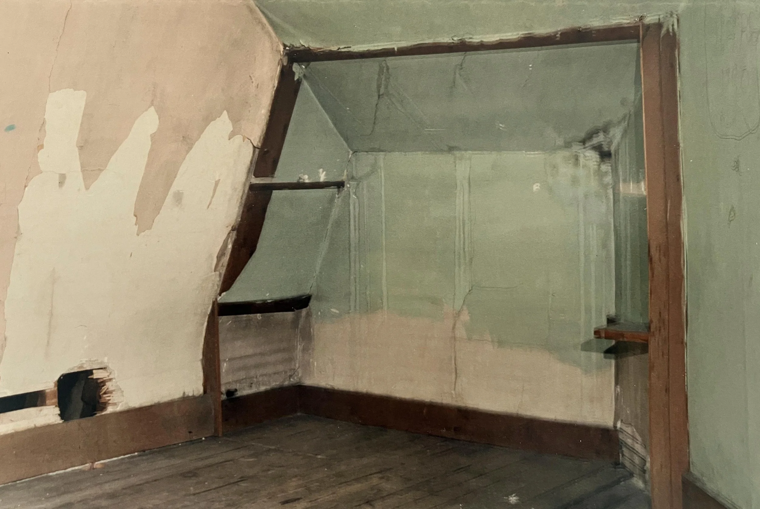 West Gable, before drawing activity, 1999
