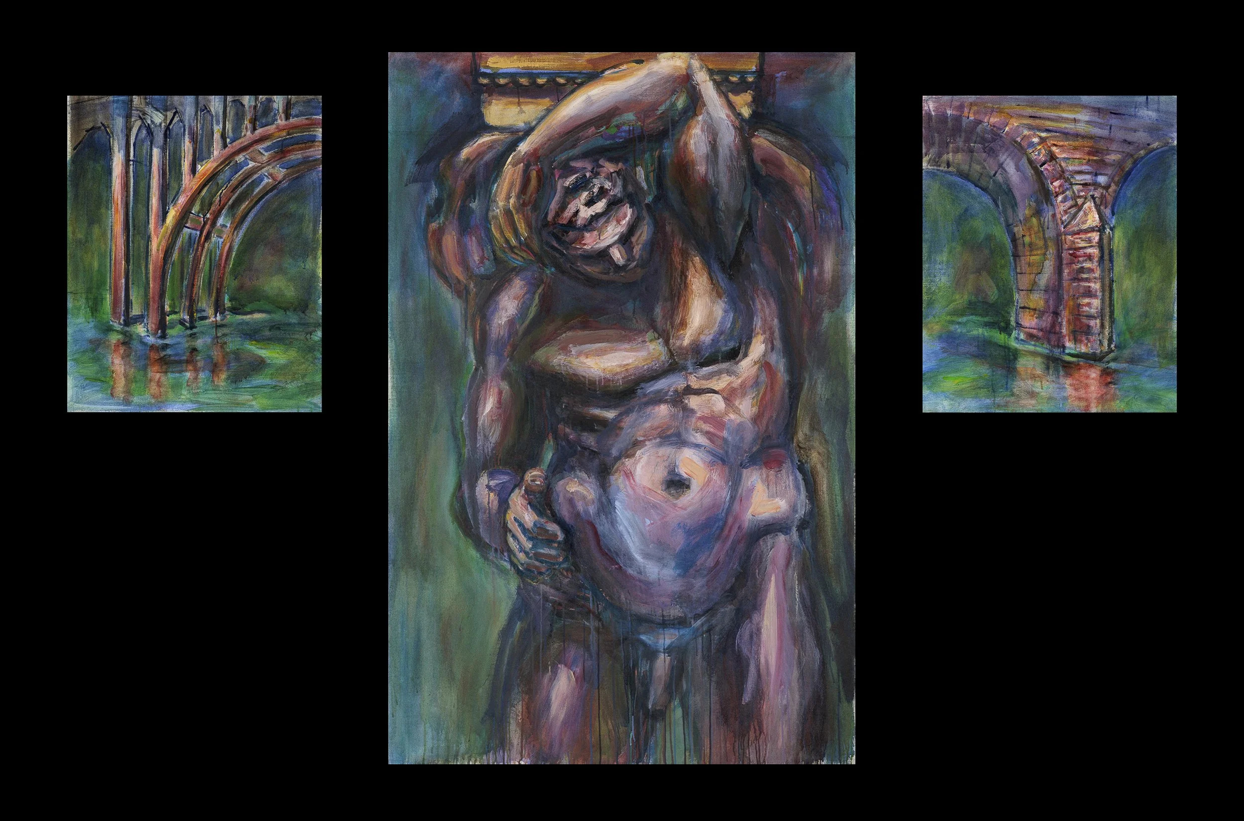 Durus, 1997, acrylic on canvas, 168 x 260 cm