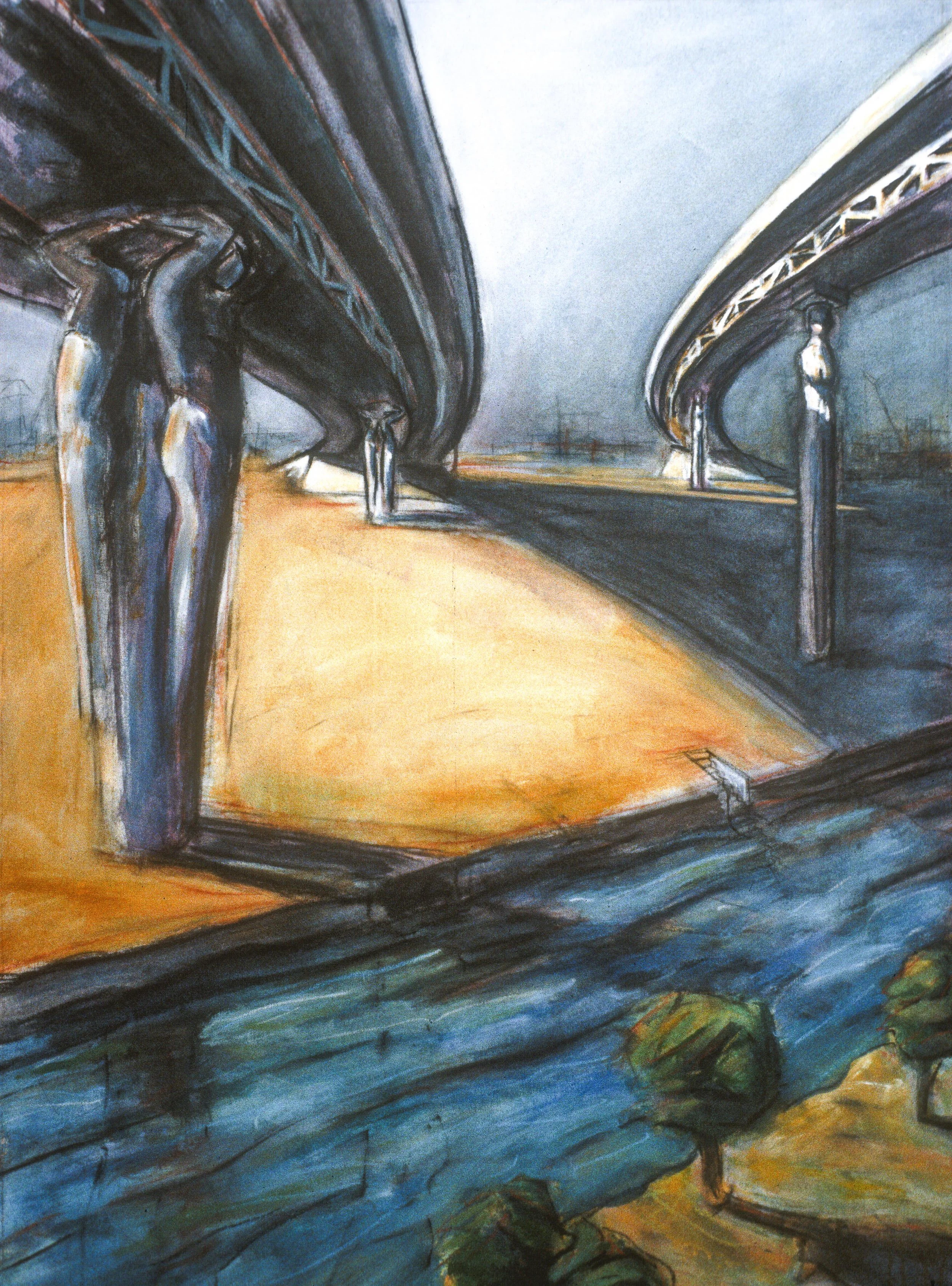 Parkway, 1989, acrylic on canvas, 127 x 96 cm