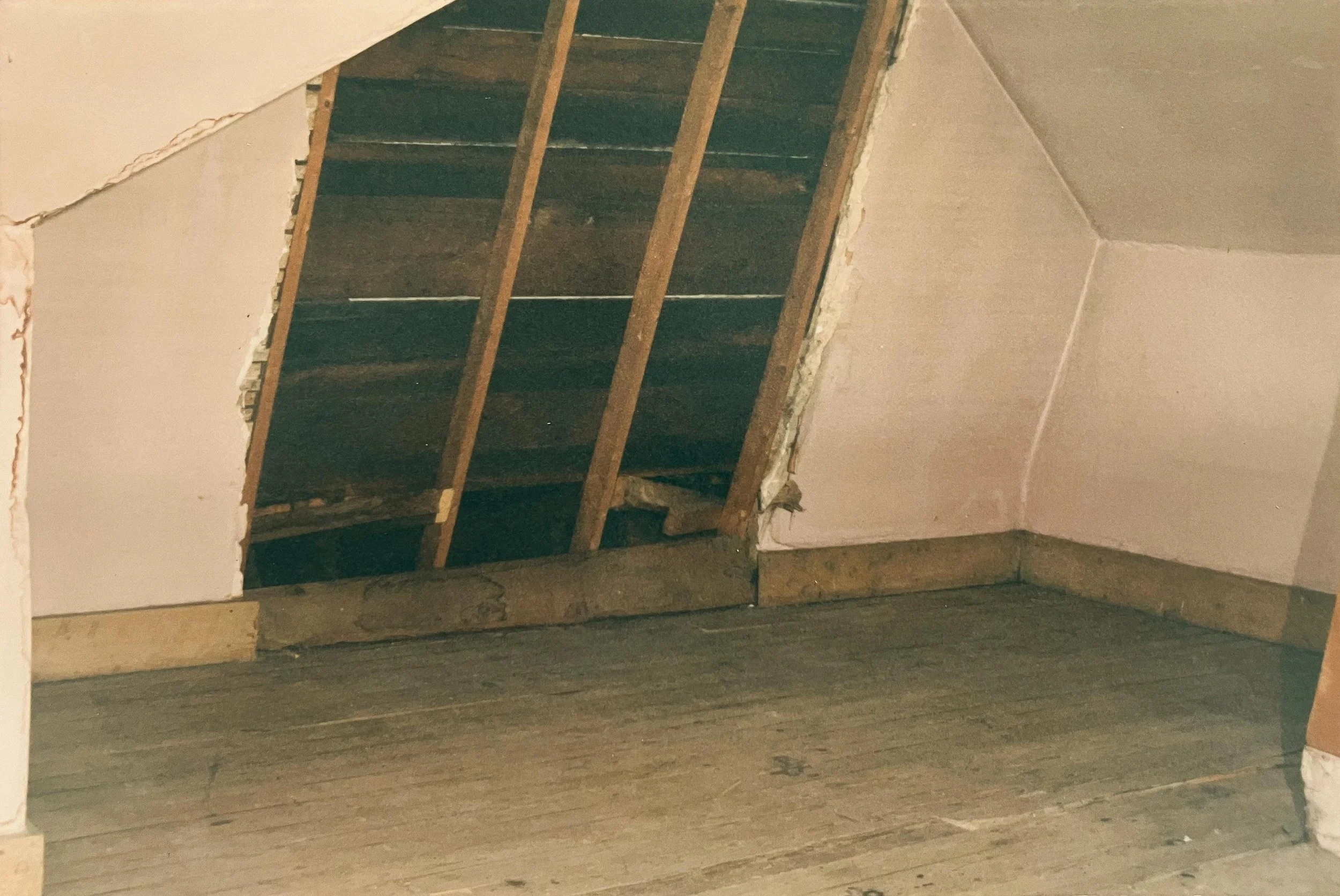 East Gable, before drawing activity, 1999