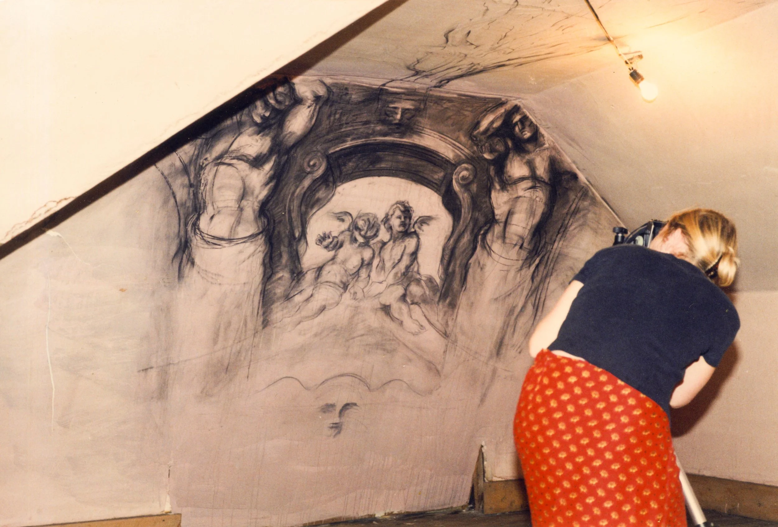 Rachel Brodie, documenting East Gable, 2001
