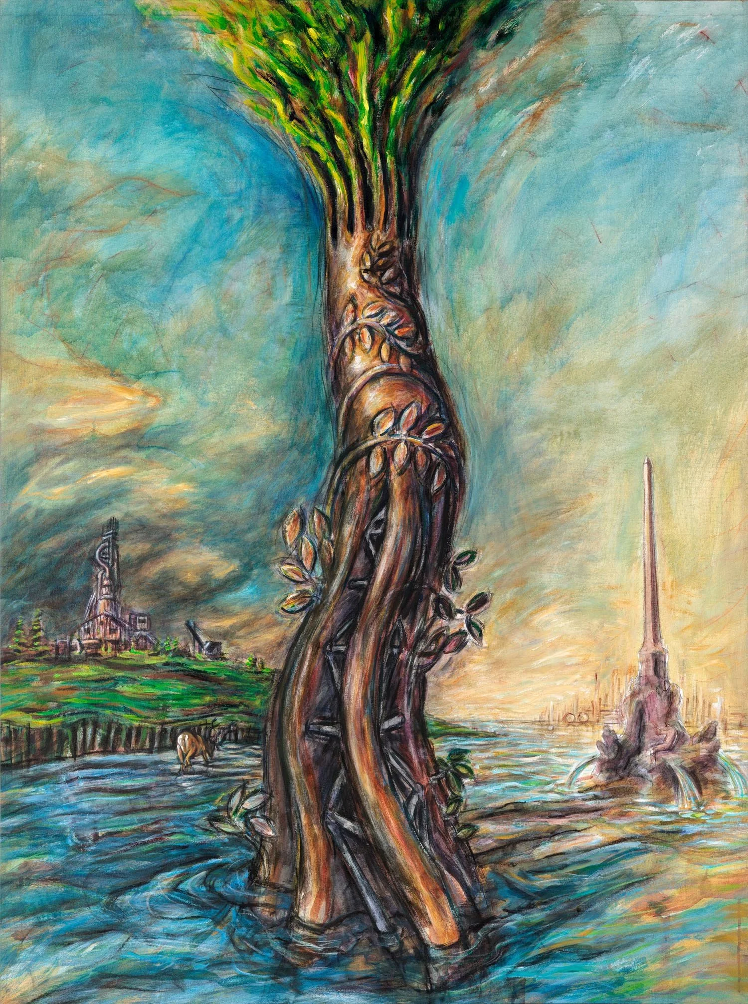 Renascence, 1993, acrykic on canvas, 183 x 137 cm