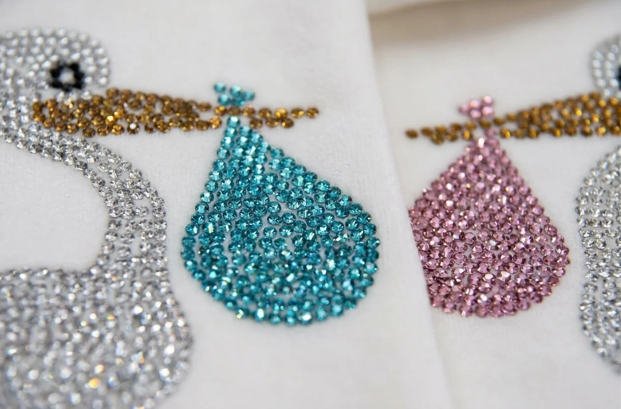 copertina-neonato-decorata-con-strass
