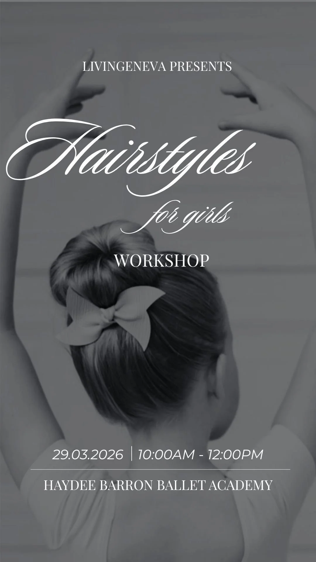 The Art of Hair: A Creative Styling Workshop for Parents & Girls