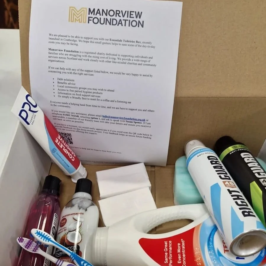 Our essential toiletry boxes are making a difference… 