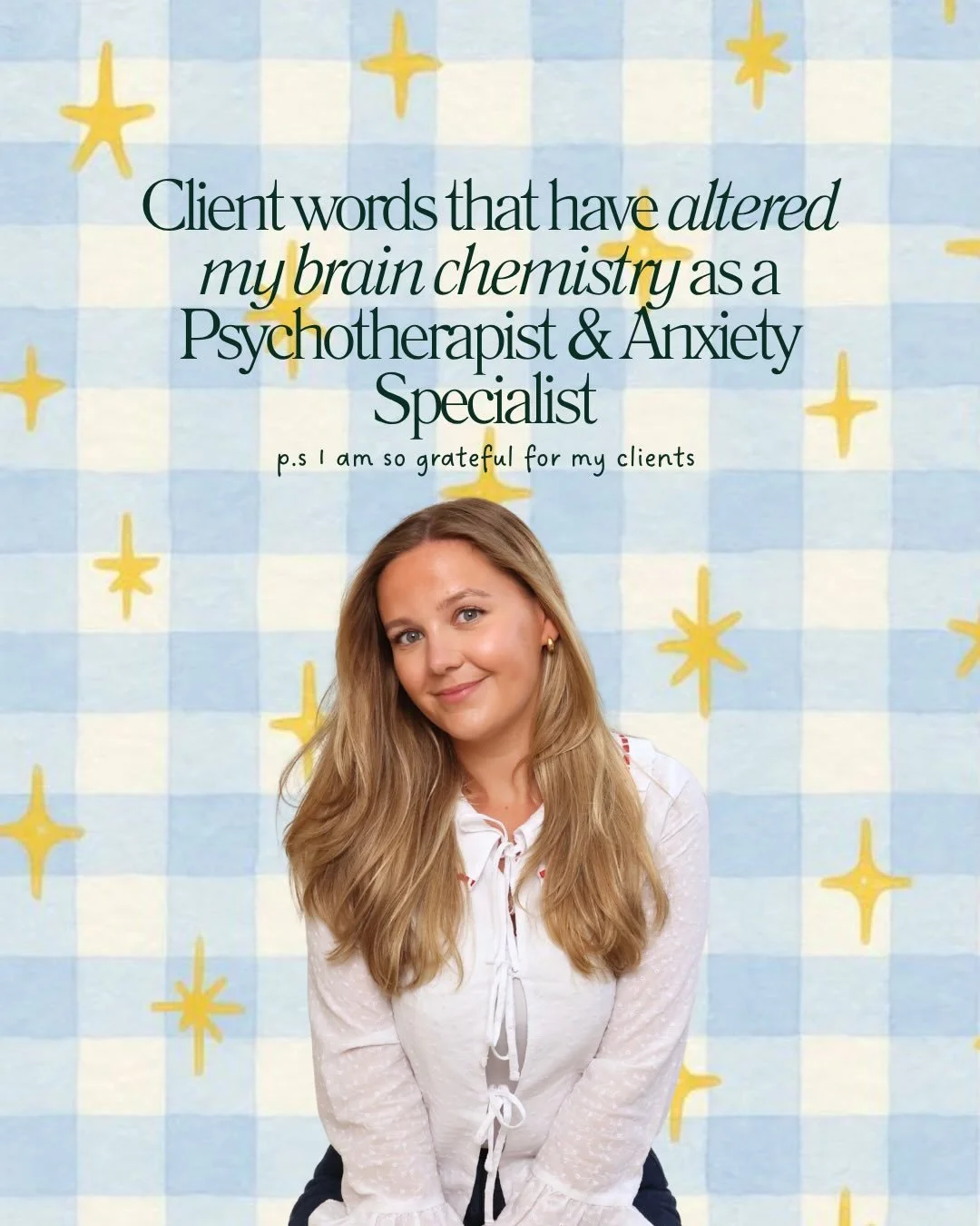 Ever wondered what therapy with myself is like? ☁️

Here are some client words that encapsulate their experience working with me. Nothing matters more to me that creating a safe, warm and secure space for my clients to say, think, share and feel what