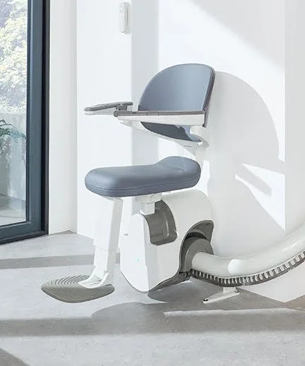 access flow x curved stairlift  by am stairlifts