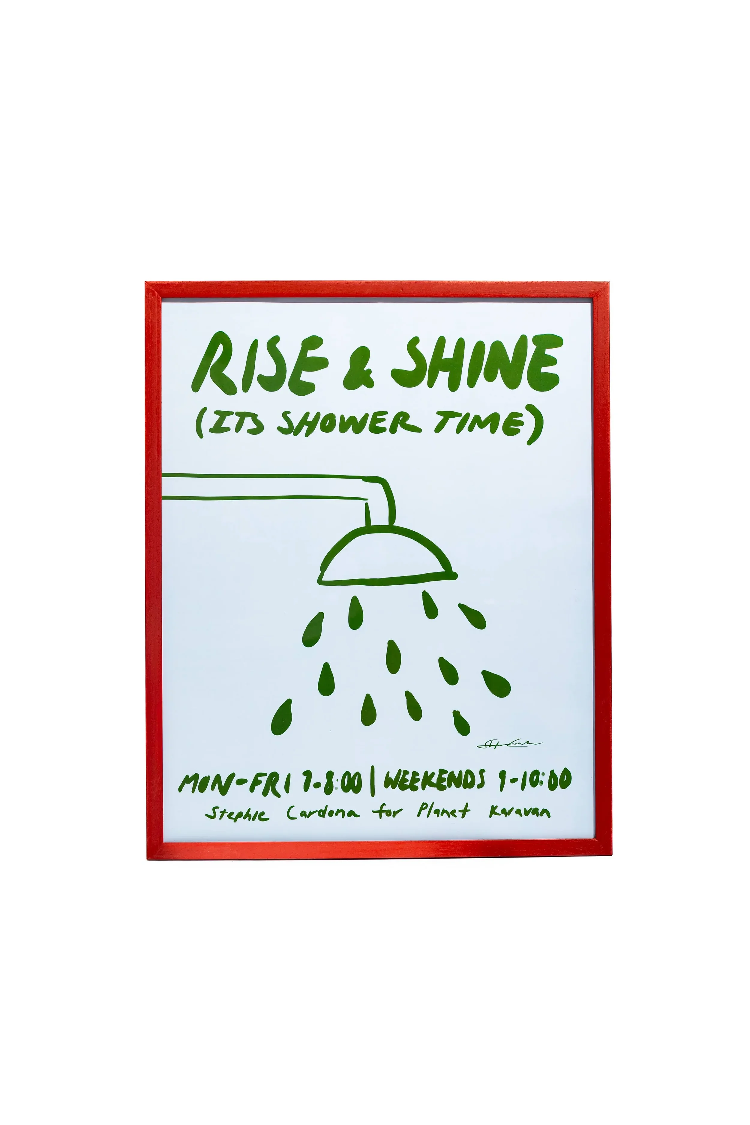 Rise & Shine Bathroom Print -  Stephie Cardona x Planet Karavan