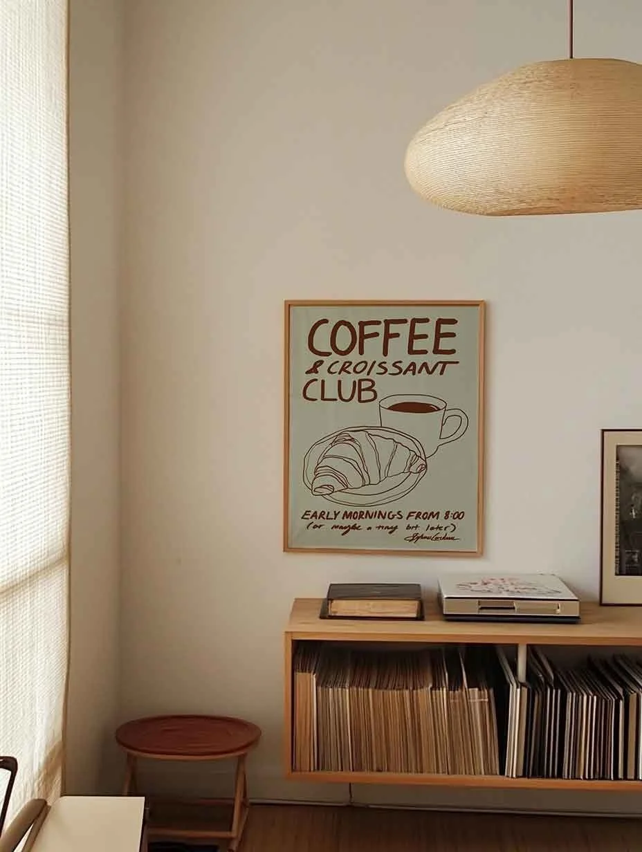 Coffee-and-Croissant-Club-Poster-Entryway-Mid-century-Modern-.jpg