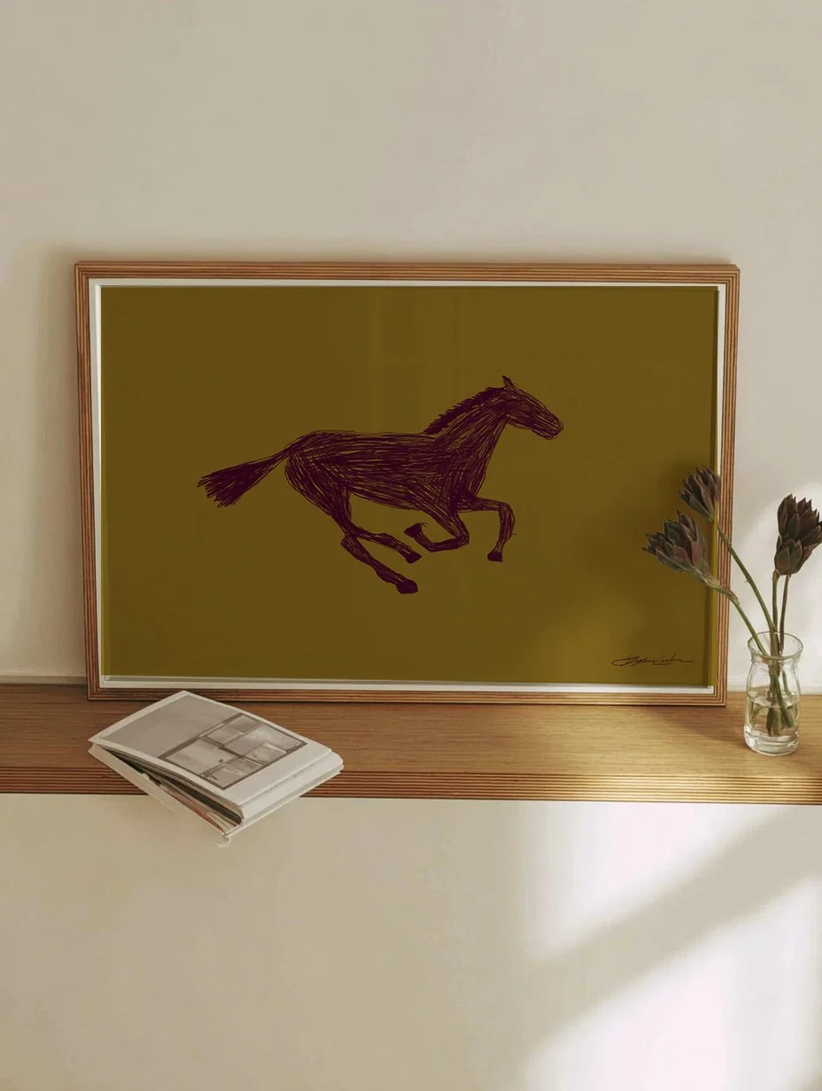 green-and-aubergine-horse--Horizontal-KunstbyStephie-Print-on-Shelf-.jpg