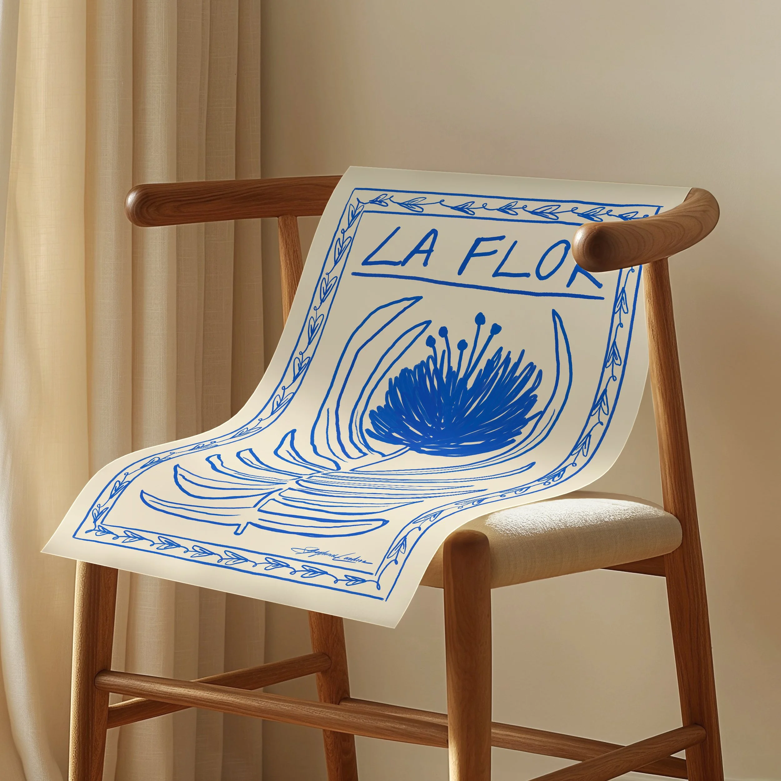 La-Flor-flower-print-KunstbyStephie-Print-draped-over-MCM-Chair.jpg