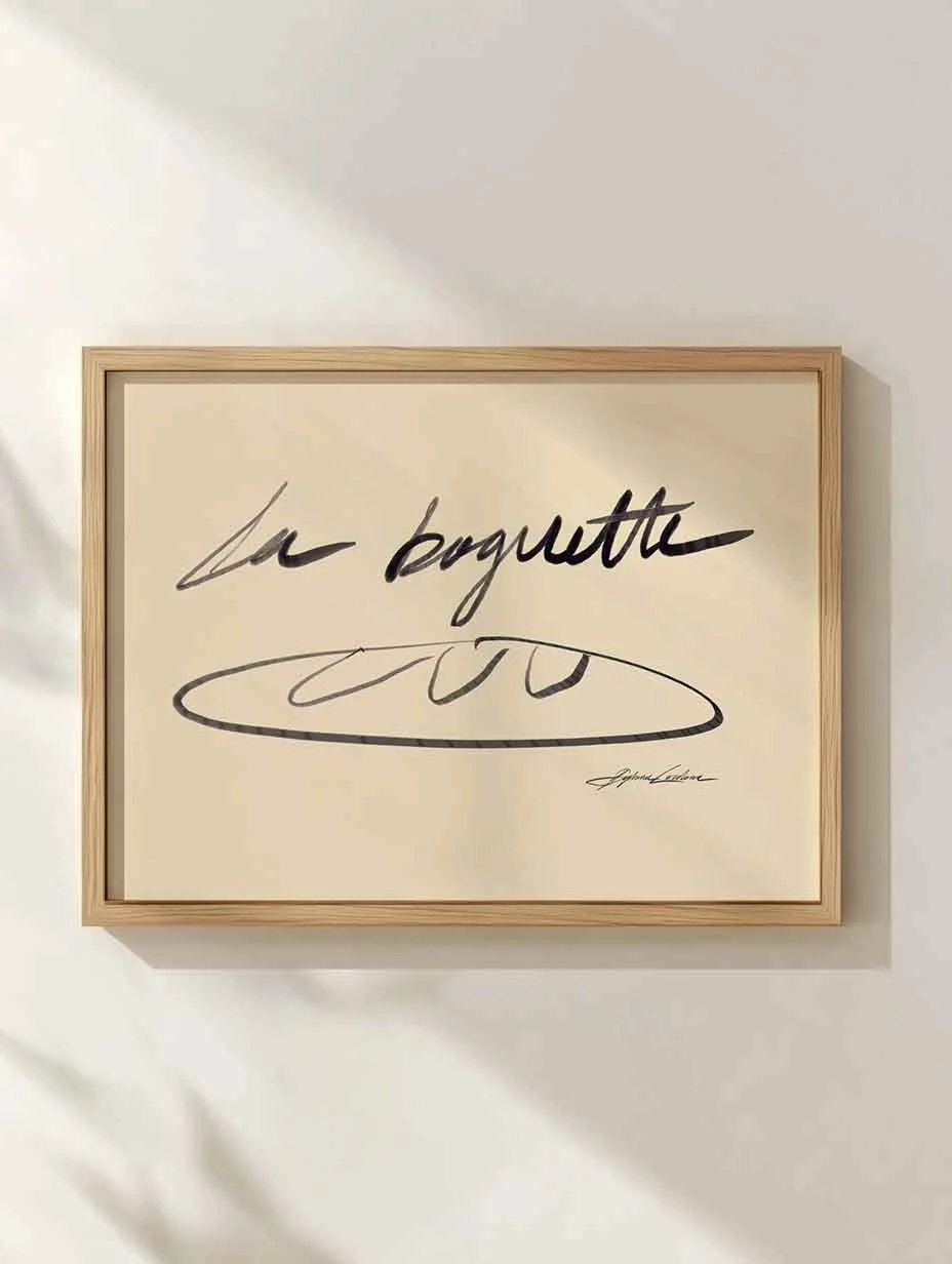 La Baguette Horizonatal Wall Art