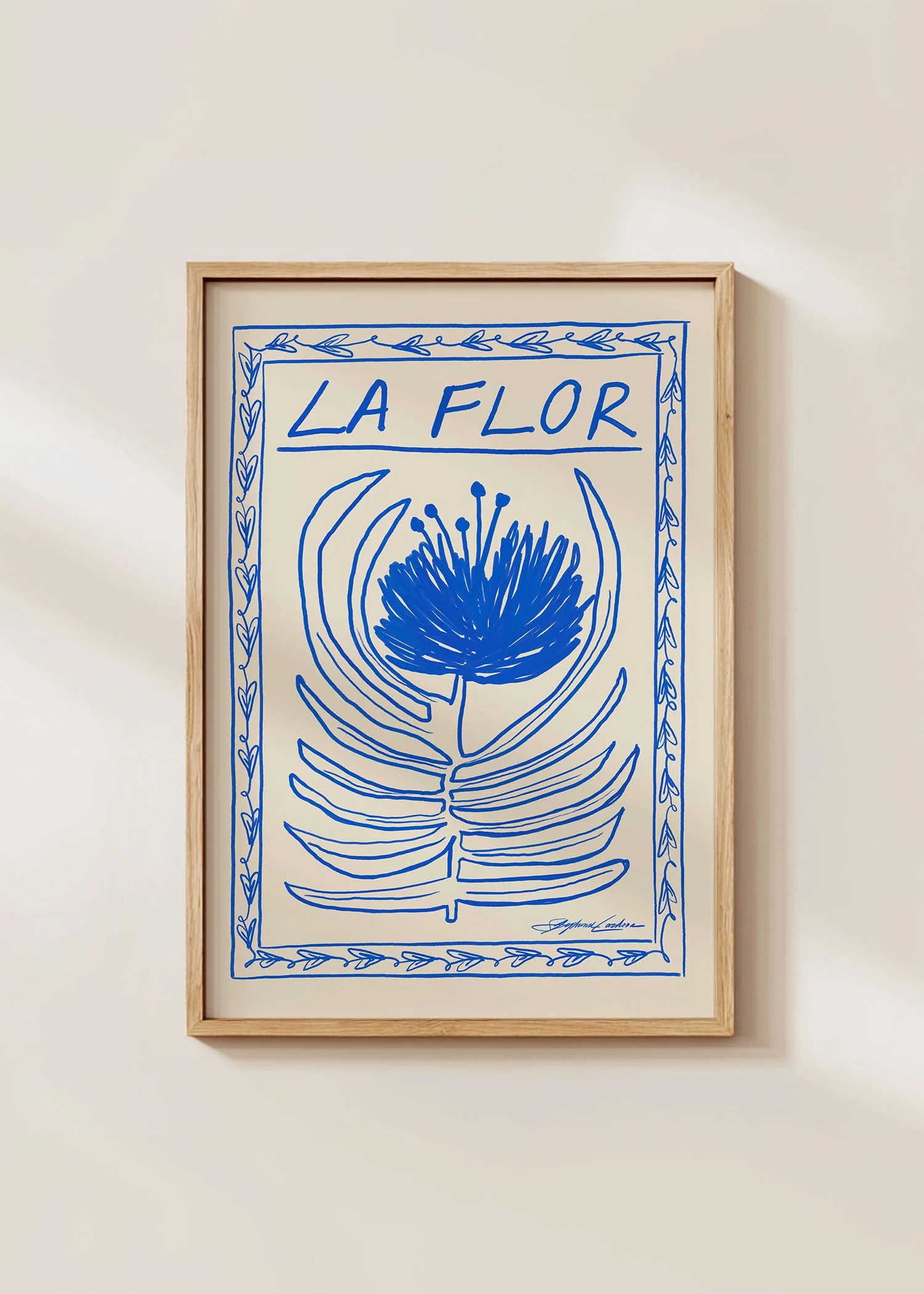 La Flor Art Print
