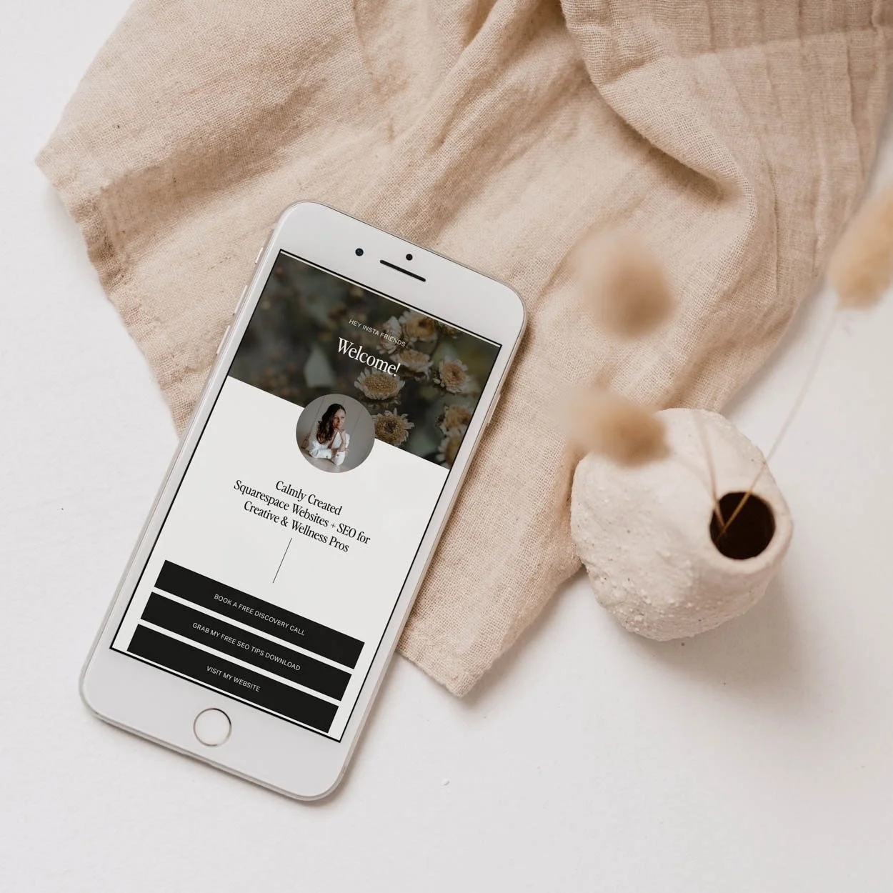 Create a Custom Link In Bio Page In Squarespace