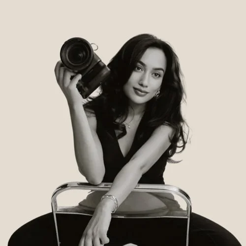 Professional photographer, Squarespace web design client
