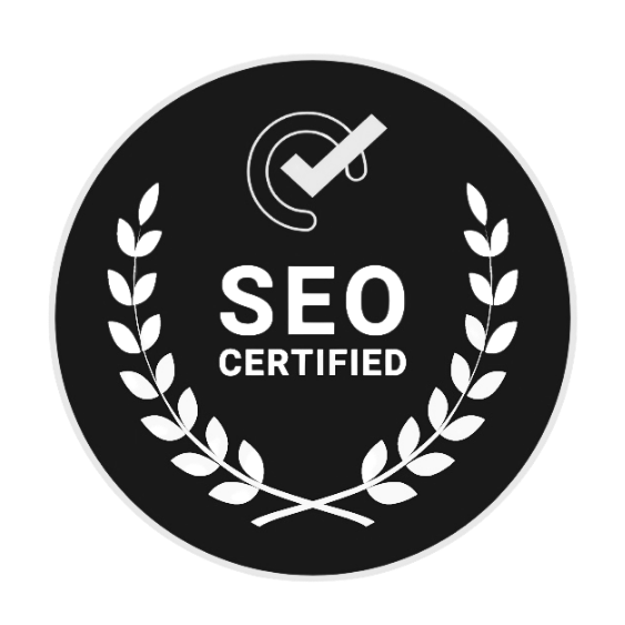 Clare butler sEo space logo accreditation badge