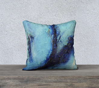 Throw Cushion "Emerging" 2 available - BBD$100.00/USD$50.00
