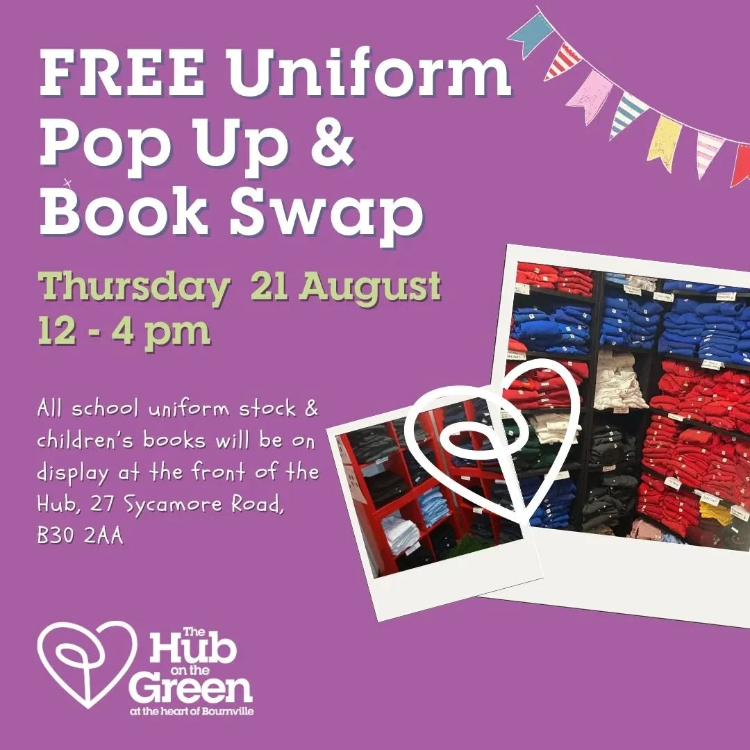 Still need school uniform before the new term? Come and save yourself some money and hassle and pick up bits for FREE! ➡️ SWIPE for schools we stock and items ♻️

OUR POP UP UNIFORM SWAP AND BOOK SWAP takes place on Thursday 21 August 12pm - 4pm out 