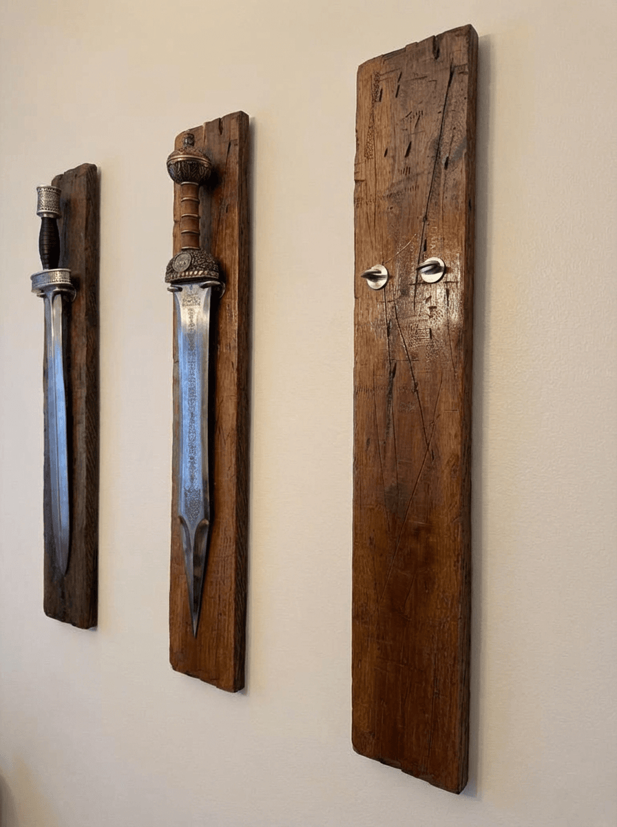 A framed watercolor painting of a traditional Asian ceremonial structure with a decorative roof, colorful drapes, and hanging lanterns.