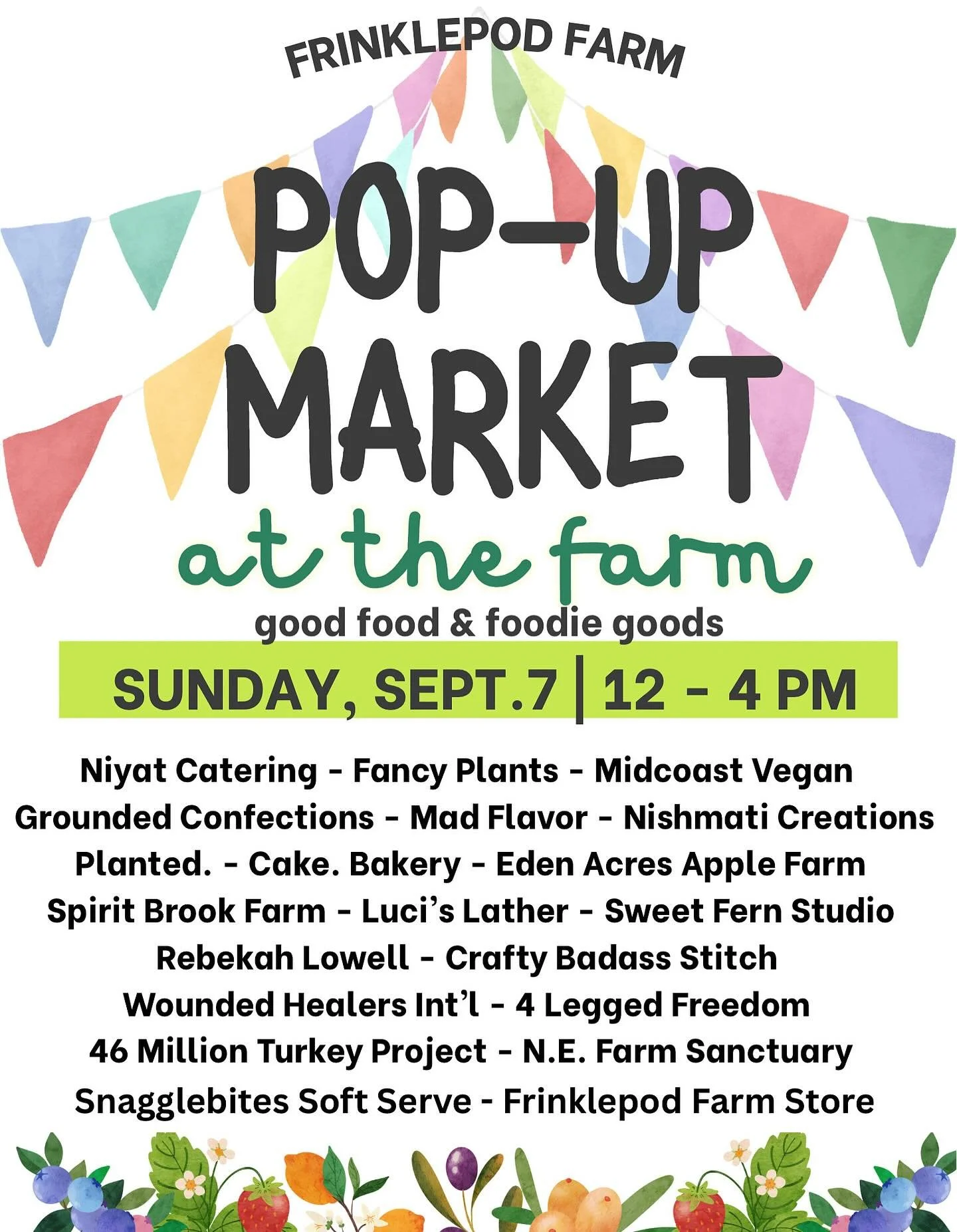 Frinklepod Farm Vegan Pop-Up