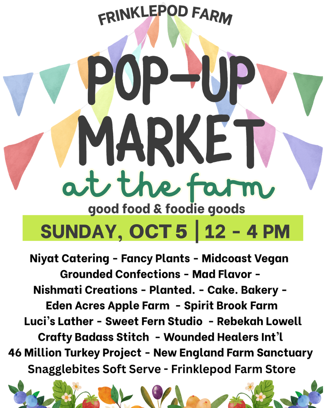 Frinklepod Farm Vegan Pop-Up