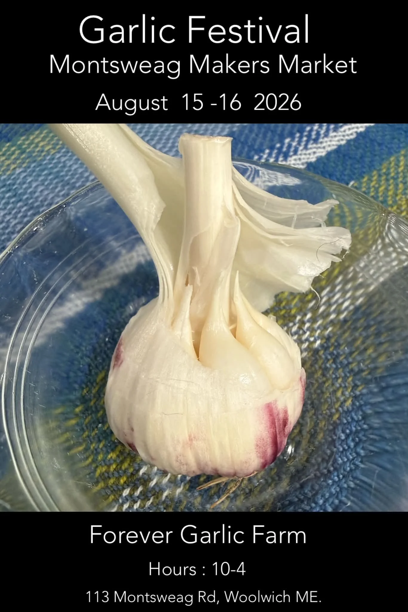 Montsweag Makers Market and Garlic Festival