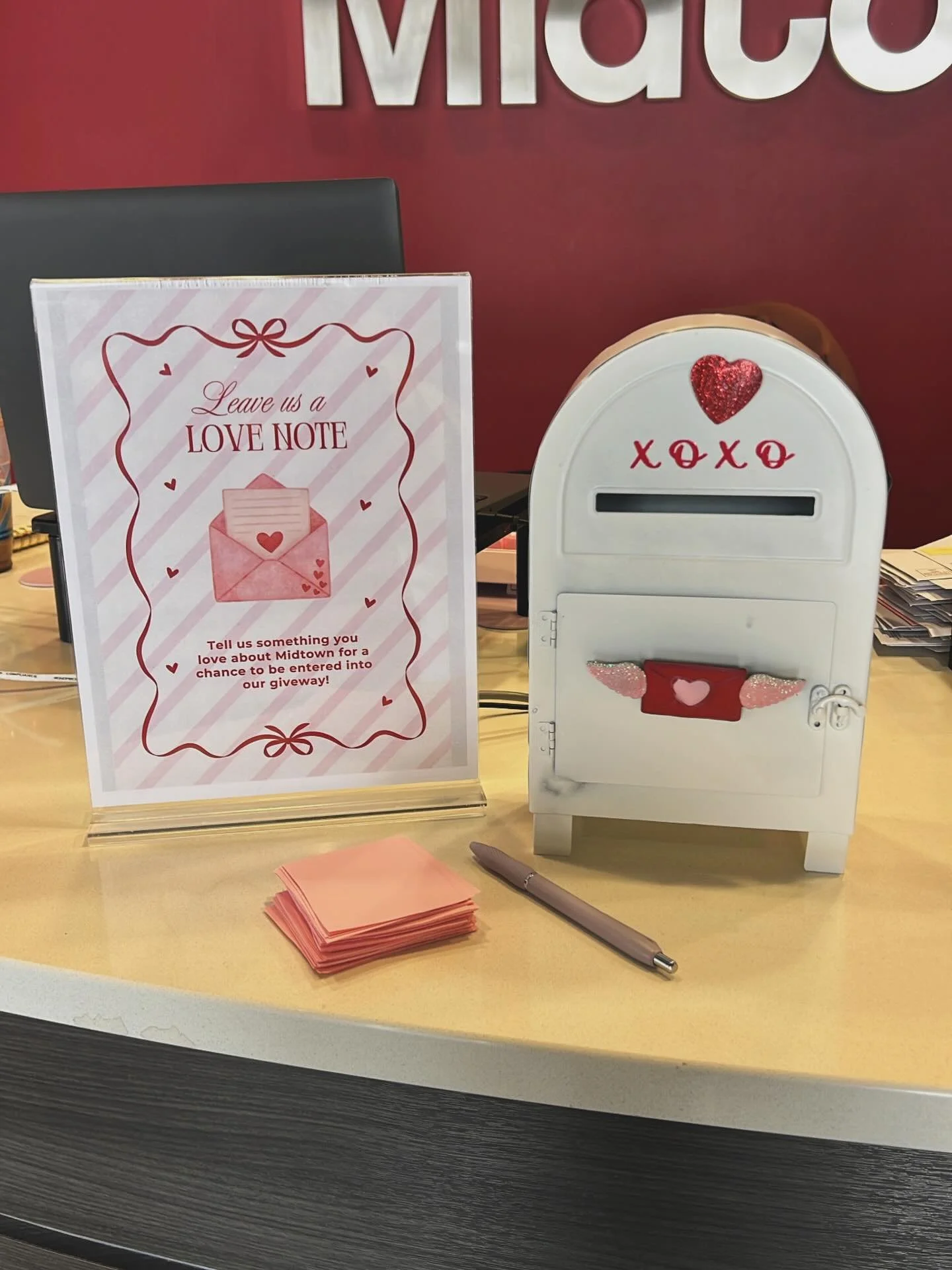 Come down to the office to leave us a love note to be entered into our new giveaway 💌 🫶🏻 

#valentinesgiveaway #wku2025 #wku2026 #youvegotmail