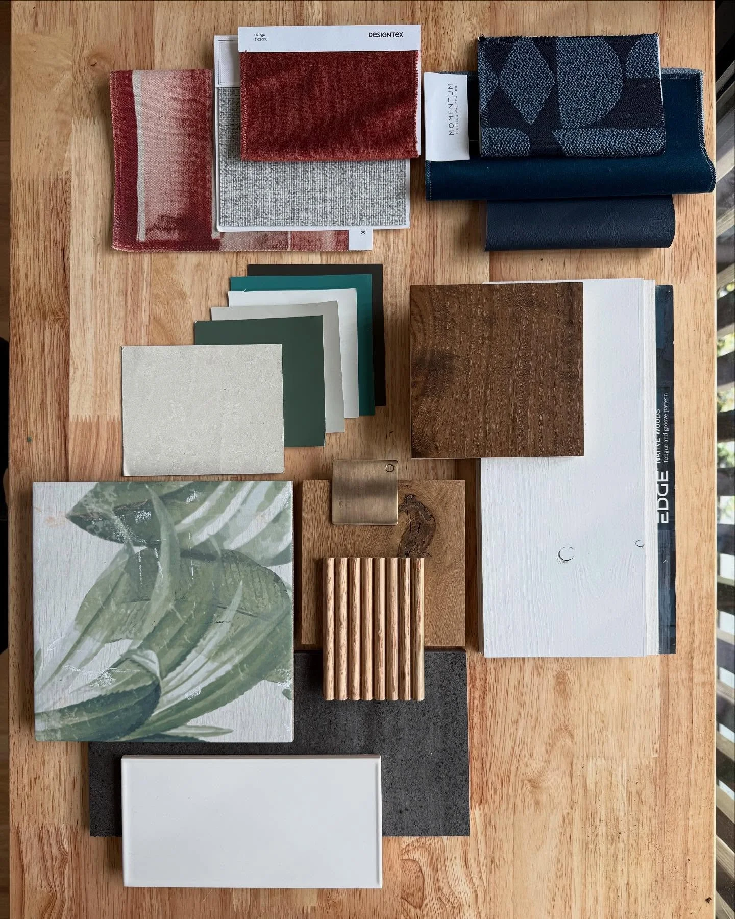 Who doesn&rsquo;t love a finish palette!? Final finish selections for @thevinelex Excited to see this move into construction! A great project and an even better team to work with.