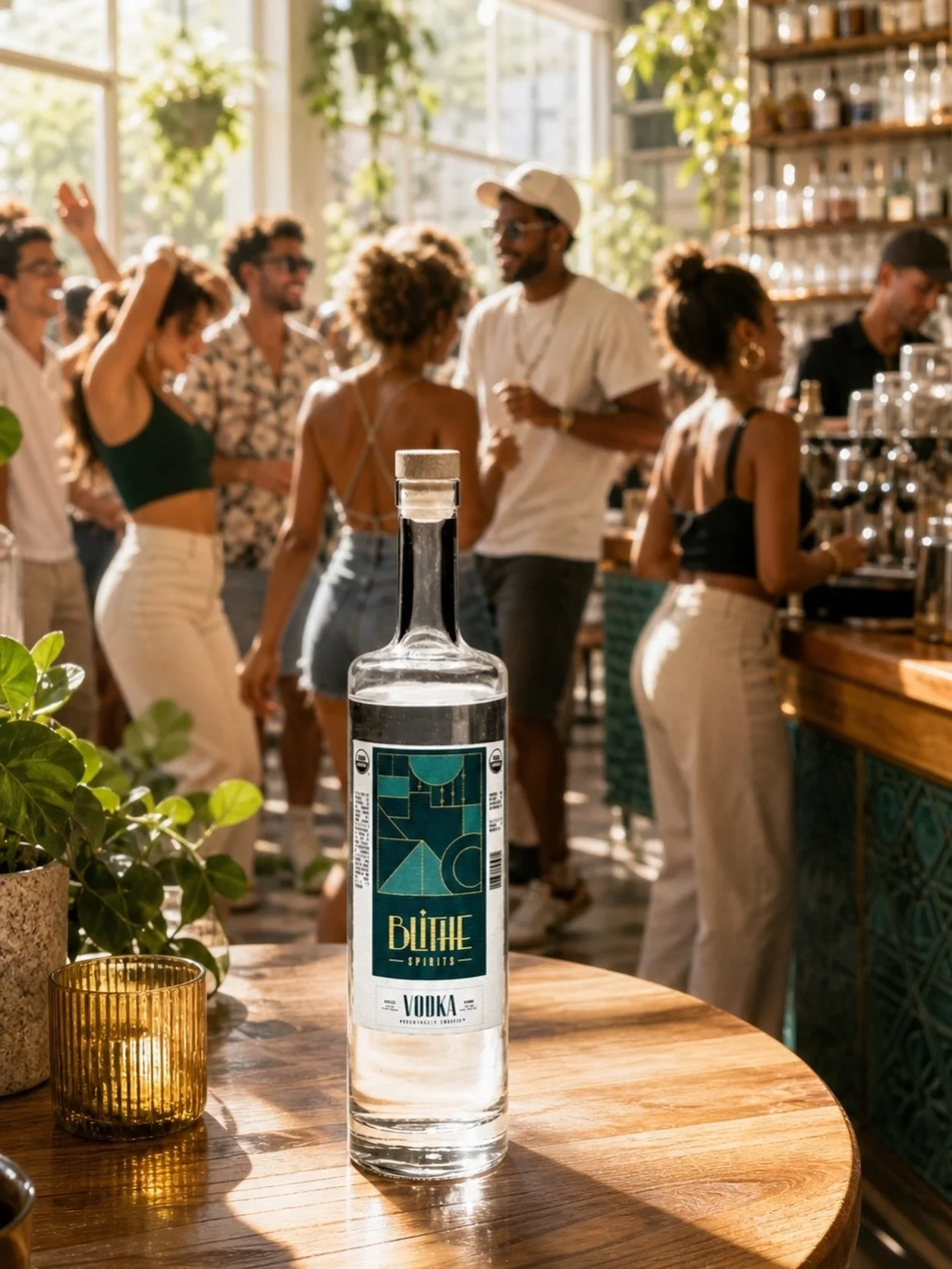 Day party energy, espresso-level focus. Blithe in your cup, sunshine on your skin. 💃 ☀️ 
#blithevodka #organicvodka #realvodka #craftvodka #artisanvodka