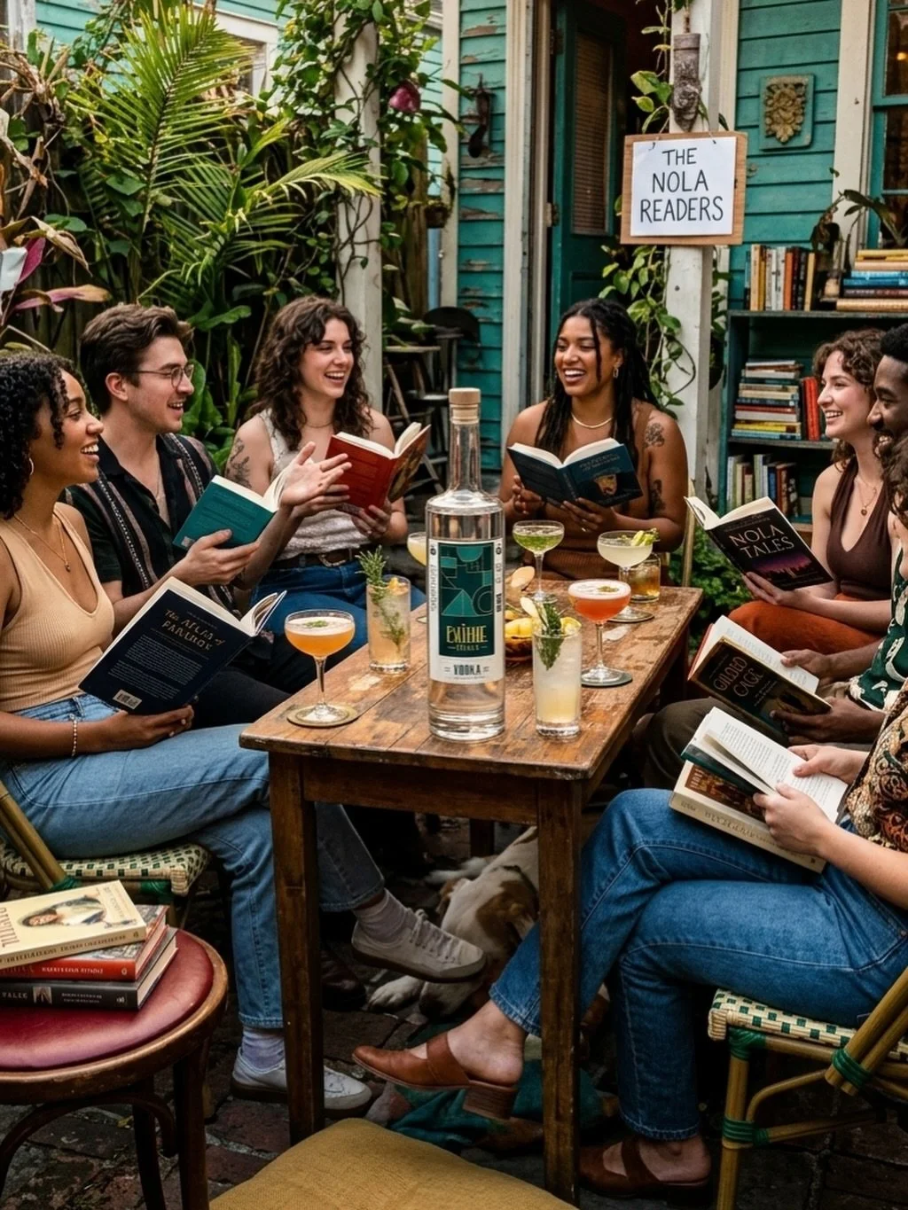 📚 Did we actually read the book or just use it as an excuse to drink and gossip? (The answer is yes.) 🤷&zwj;♀️ Blithe Spirits Vodka is bringing you THE smoothest tasting vodka you&rsquo;ll ever have very 🔜 

#blithevodka #organicvodka #realvodka #