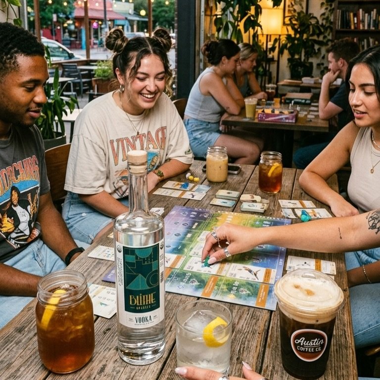 The spot is thicc, the games is set, and the Blithe Spirits Vodka is poured. What more do you need for a perfect little Sunday night at your favorite third space?

🎶 @glimlip 

#blithevodka #organicvodka #realvodka #craftvodka #artisanvodka