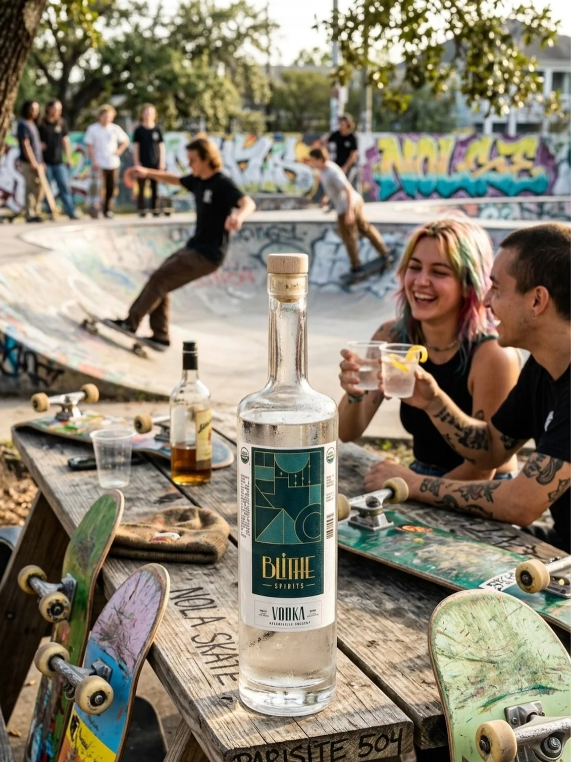 Kick, push, coast and pour. We keep it cruising with Blithe in the crew. 🛹

#blithevodka #organicvodka #realvodka #craftvodka #artisanvodka