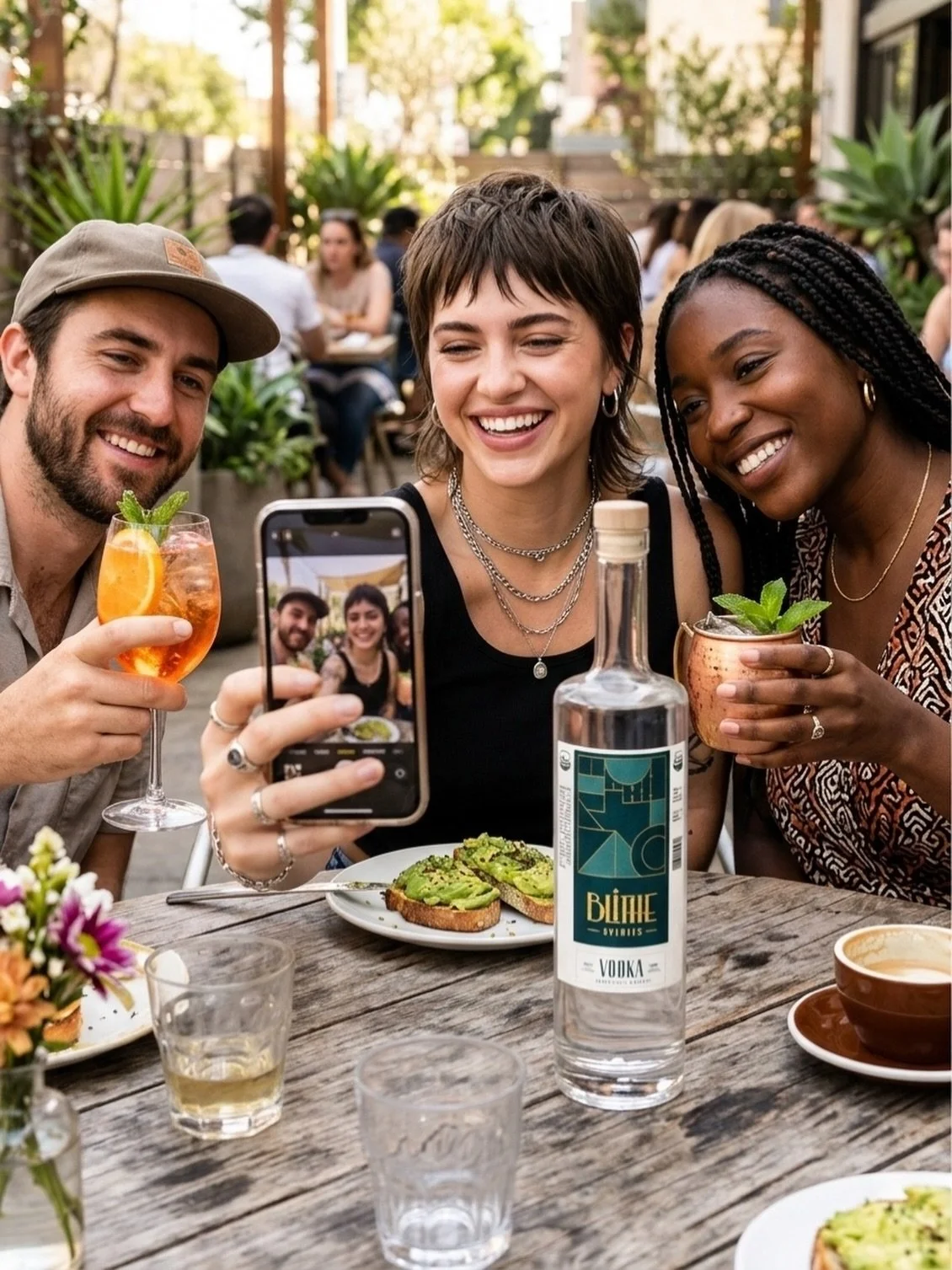 Breakfast in bed is nice, but a patio brunch with my 2 favorite people and an Organically Smooth&trade;️ cocktail is unmatched. 🍳🧑&zwj;🧒&zwj;🧒🍹

🎶 @wuki 

#blithevodka #organicvodka #realvodka #craftvodka #artisanvodka