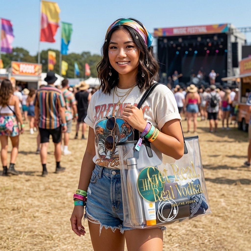 Blithe Spirits Vodka - Sustainable Clear Tote Bag