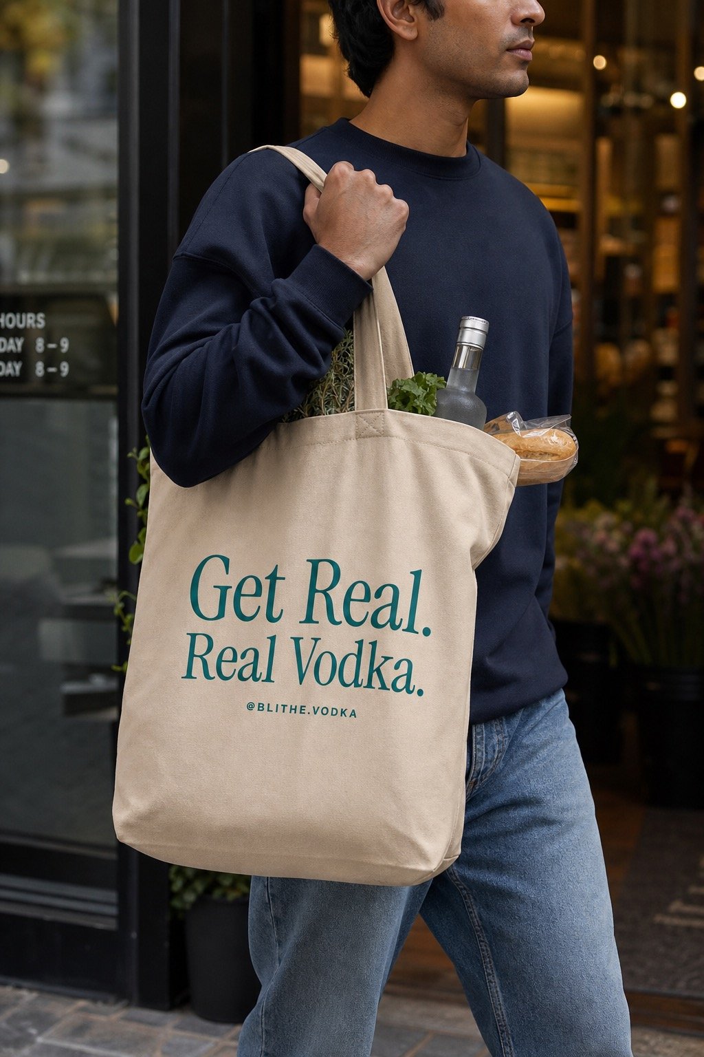 Blithe Spirits Vodka - Organic Eco Tote Bag