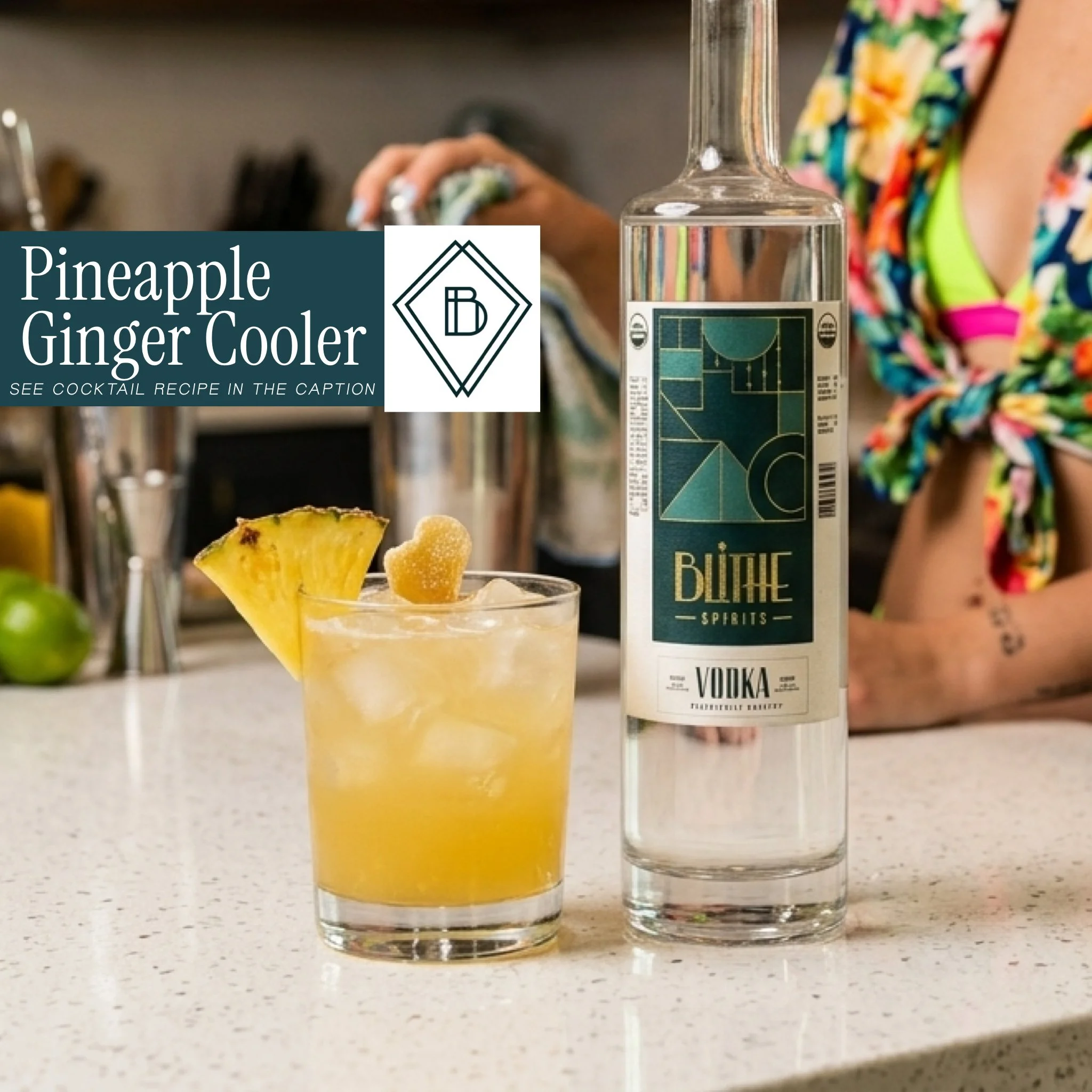 Blithe Spirits - Pineapple Ginger Cooler