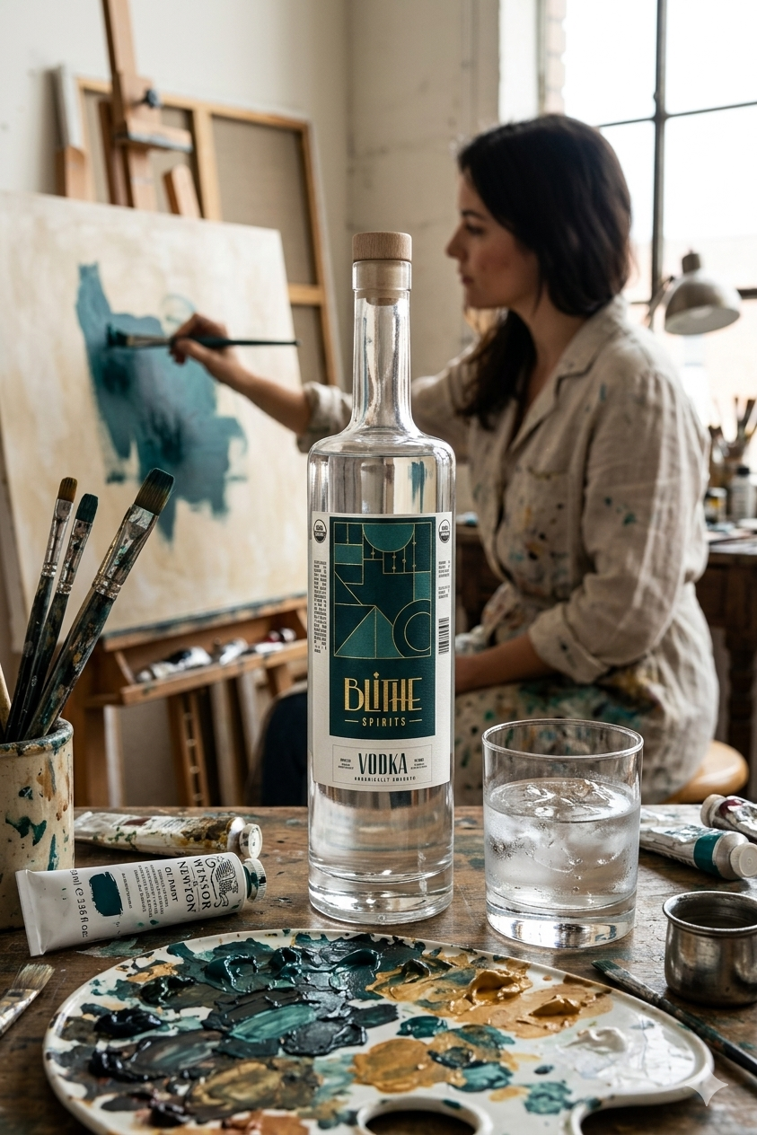 Blithe Spirits Vodka – artist studio