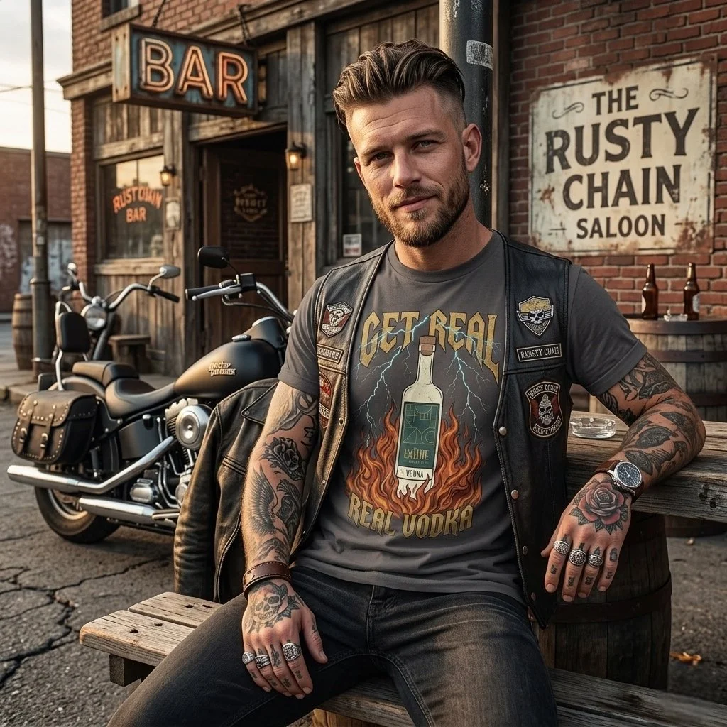 Blithe Spirits Vodka - Organic Rockstar Tee