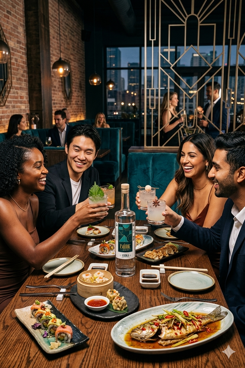 Blithe Spirits Vodka – Asian-fusion restaurant 